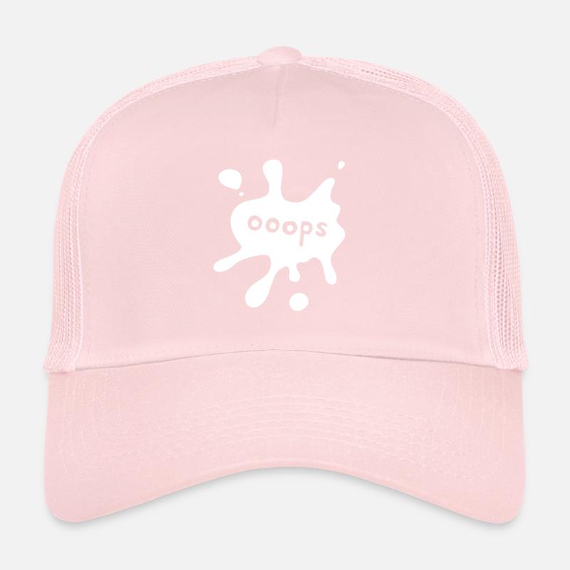 Ooops blanc tache Casquette trucker 