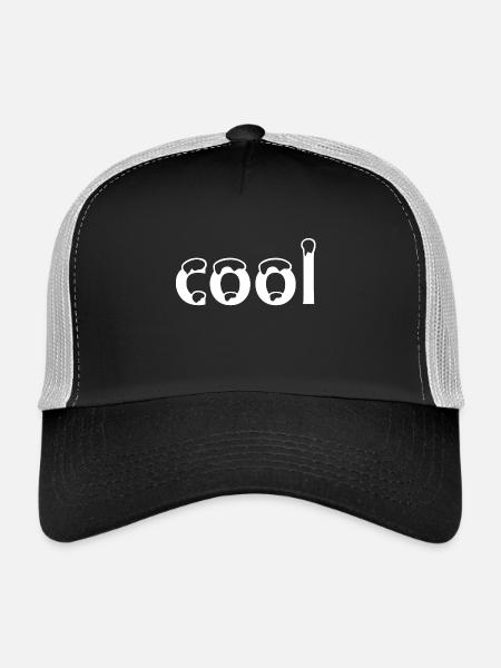 cool - Trucker Cap - black/stone grey - Front