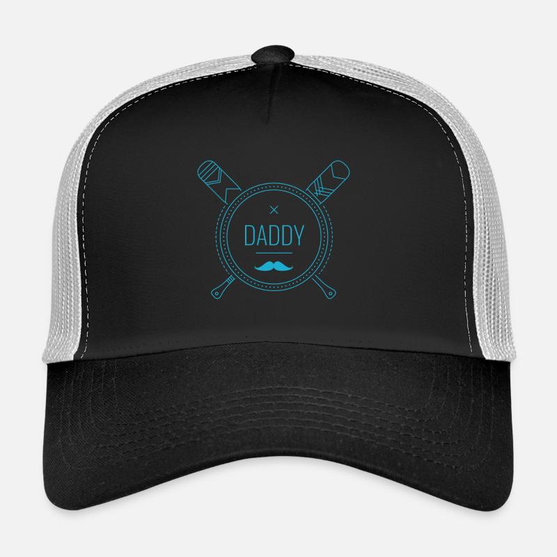 Baseball Dad Gift Father Gift Idea Father's Day - Trucker Cap - black/stone grey