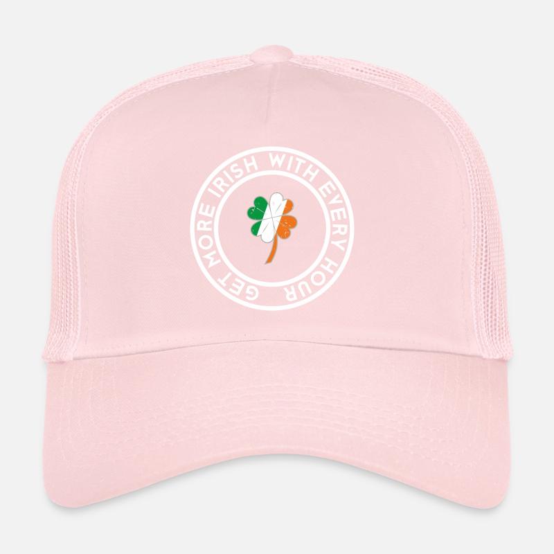 Immer mehr irisch, mit jeder Stunde mehr Trucker Cap