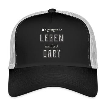 legendary - Trucker Cap - Schwarz/Steingrau - Vorne