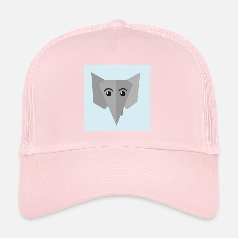Elephant Doodle Trucker Cap
