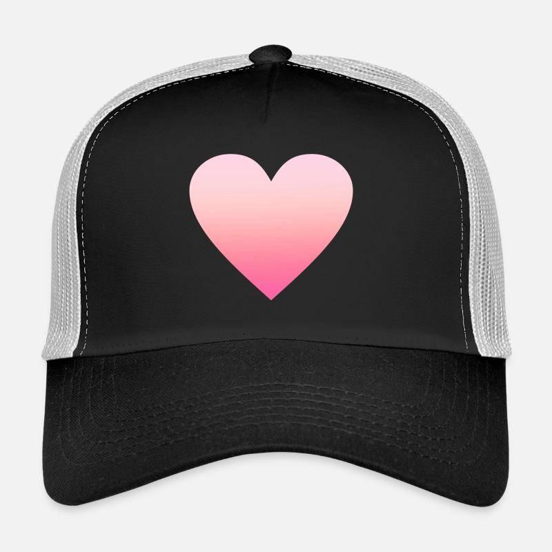 Einfaches schlichtes Pinkes Herz Design/Symbol Trucker Cap