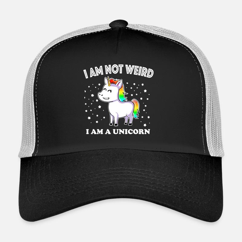 Je ne suis pas bizarre UNICORN licorne Casquette trucker 
