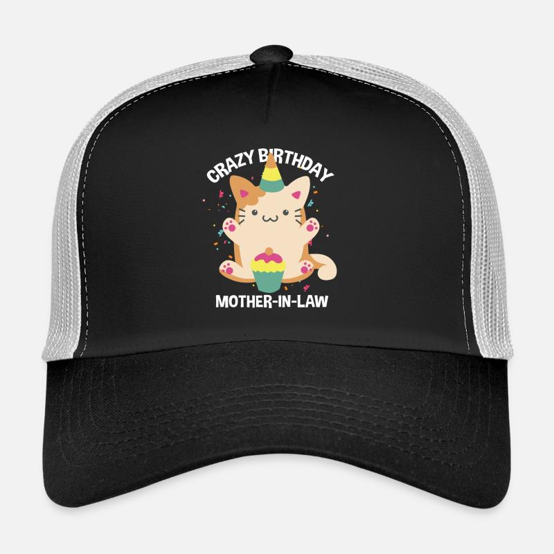 Divertente pazzo compleanno suocera Cappellino sportivo