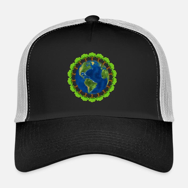 Worldtree - Trucker Cap - Schwarz/Steingrau