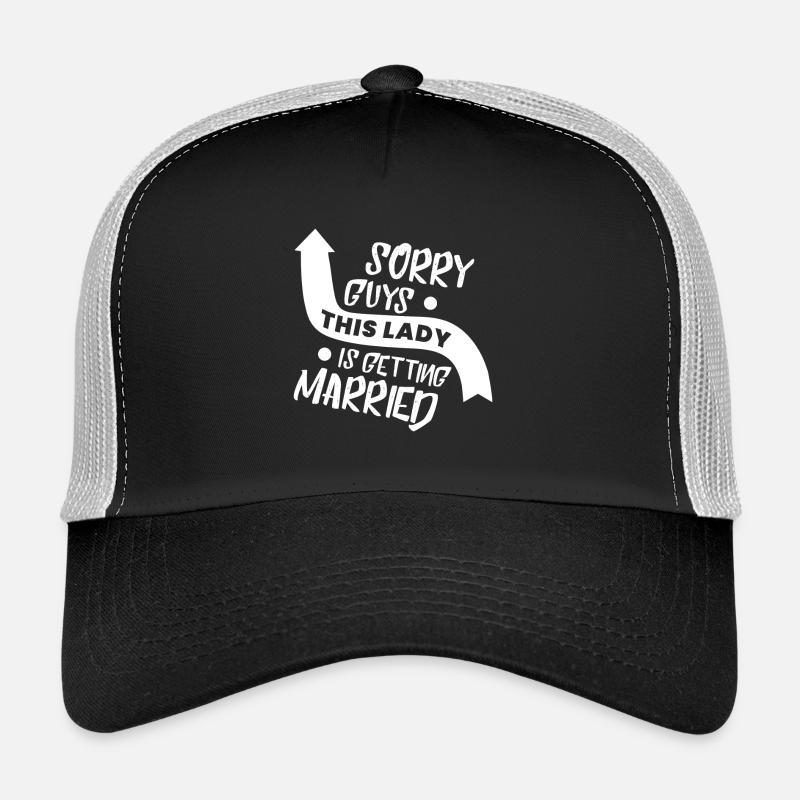 Wedding - future bride - Trucker Cap - black/stone grey