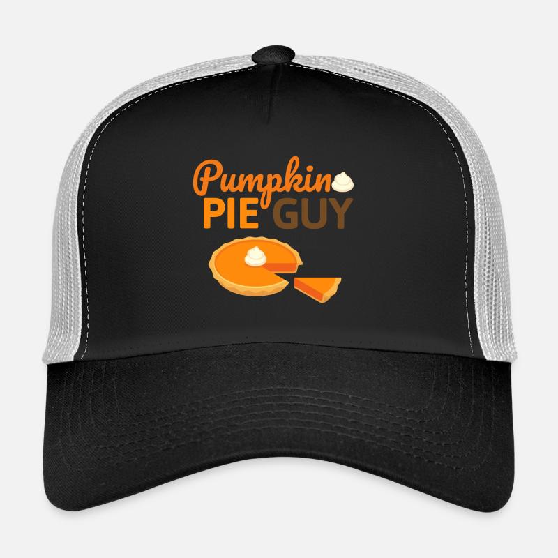 Pumpkin Pie Guy - Pumpkin Cake Halloween Fall Trucker Cap