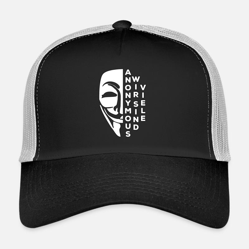 Anonymous wir sind viele Trucker Cap