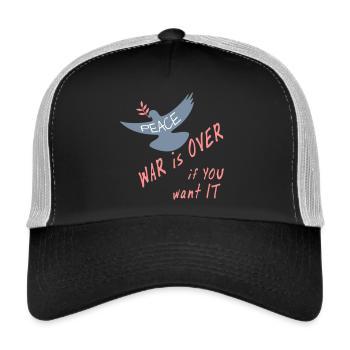 Peace Dove Ukraine - Trucker Cap - black/stone grey - Front