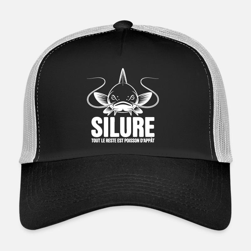 Silure - Tout le reste est poisson d'appât Casquette trucker 