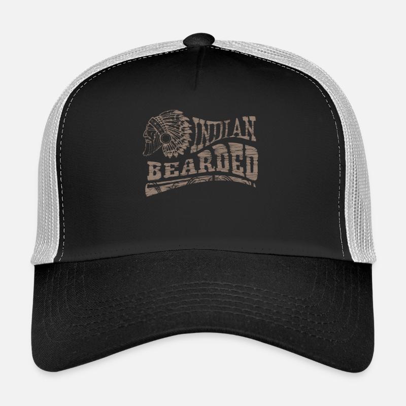 INDIAN BEARDED VINTAGE Casquette trucker 
