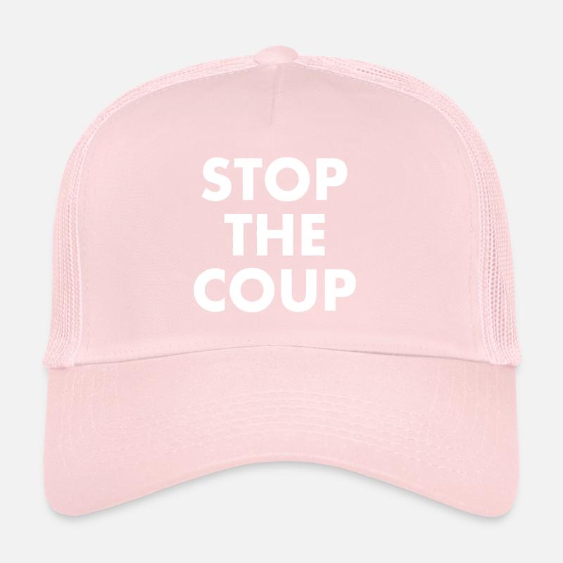 stop the coup Trucker Cap