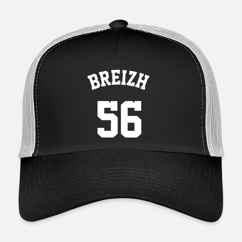 BRITAIN BREIZH 56 - Trucker Cap - Schwarz/Steingrau