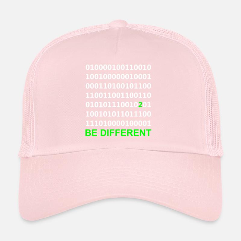 Être différent - Binaire - Numérique Casquette trucker 