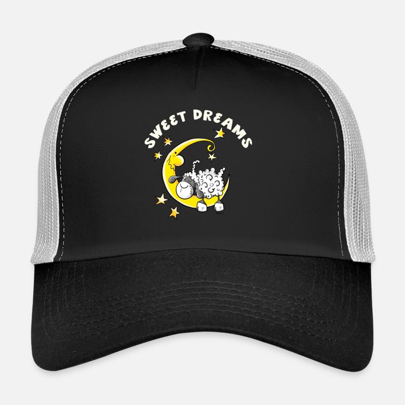 Sweet Dreams - Schaf im Mond - Comic Trucker Cap