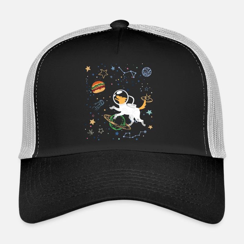 Explorateur de l’espace avec l’astronaute Fox Casquette trucker 