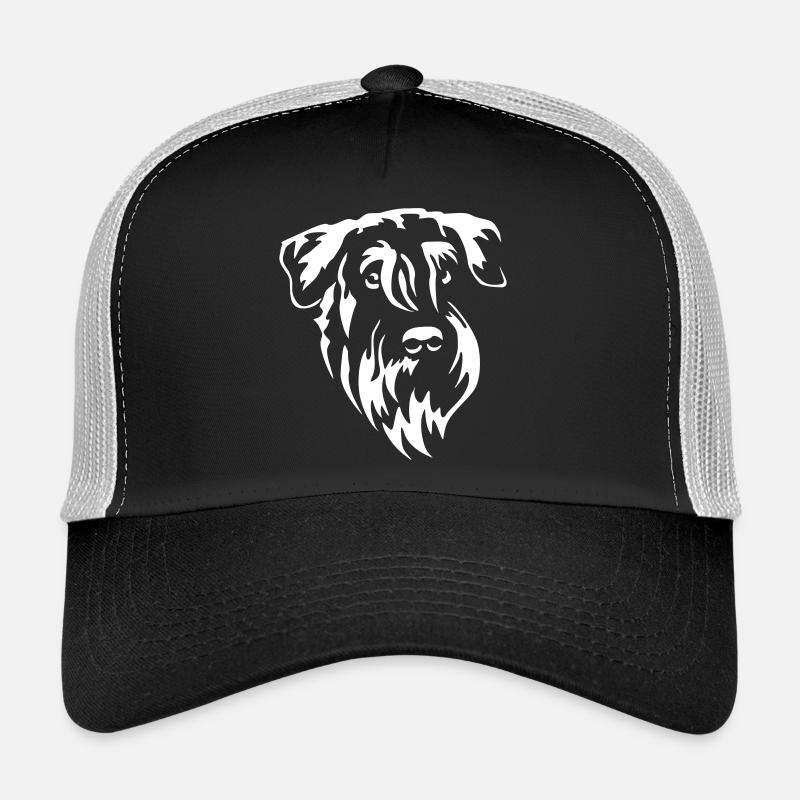 Riesenschnauzer Kopf "Black Edition" Trucker Cap