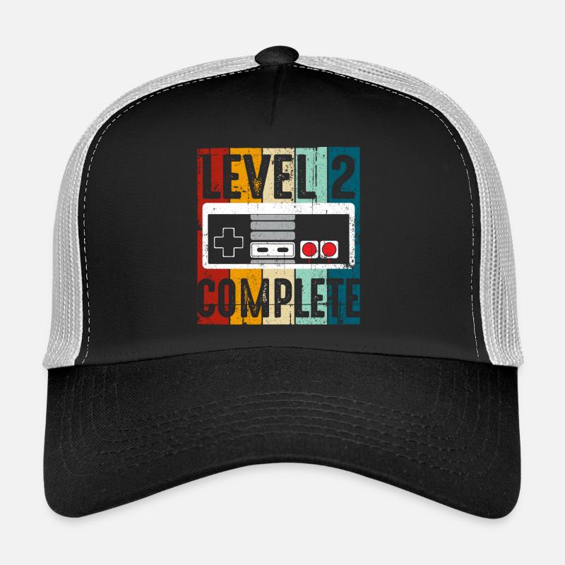 Console rétro complète de niveau 2 Casquette trucker 