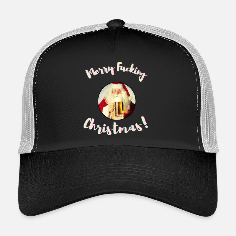 Joyeux putain de Noël! (Non censuré) Casquette trucker 