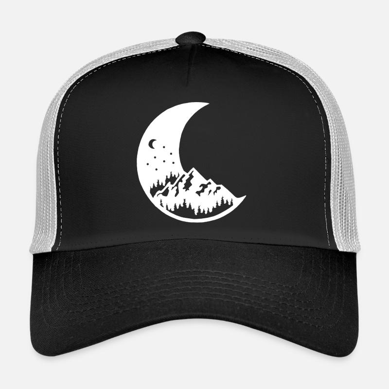 Der Mond und der weiße Berg Trucker Cap