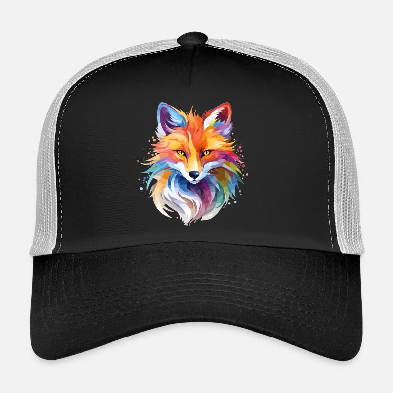 Fuchs Design - Casquette trucker  - noir/gris pierre