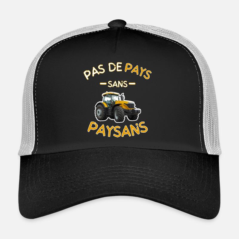 Pas De Pays Sans Paysans Jaune Casquette trucker 