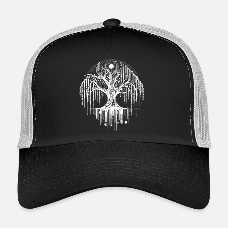 Conception de circuits numériques d’arbre de vie Casquette trucker 