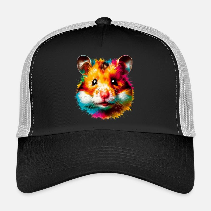 Hamster - Casquette trucker  - noir/gris pierre