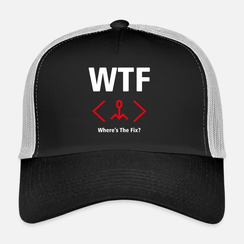 T-shirt WTF - Où est la solution ? (Programmateurs) Casquette trucker 