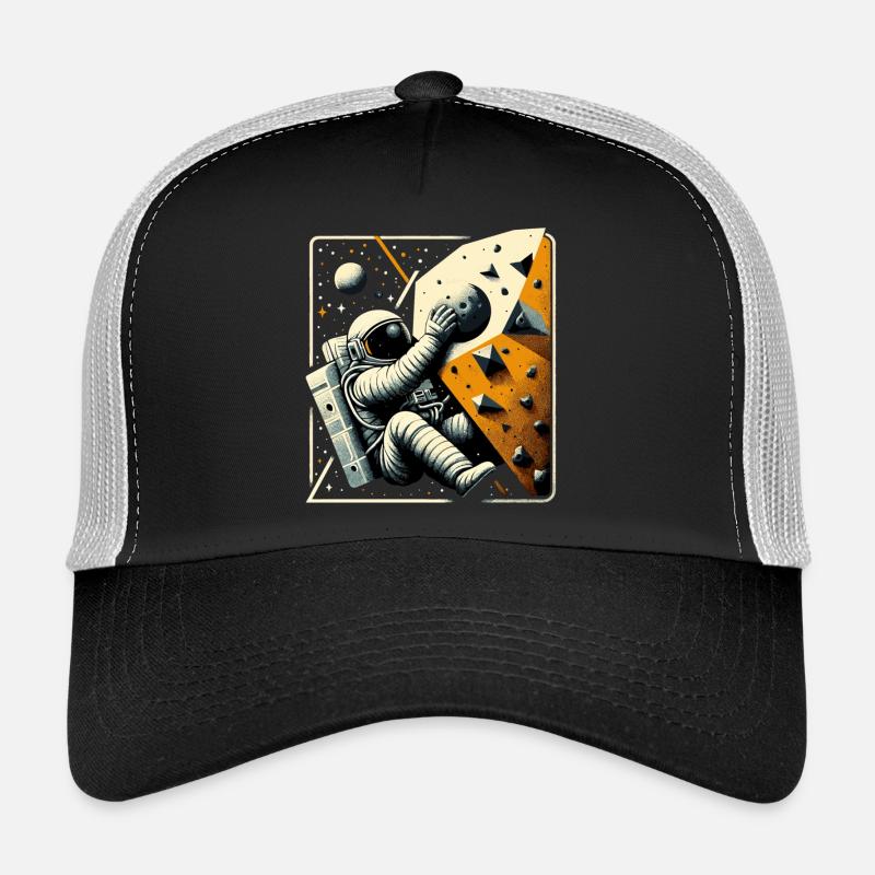 Astronaute de bloc Astronaute Astronaute Cadeau Casquette trucker 