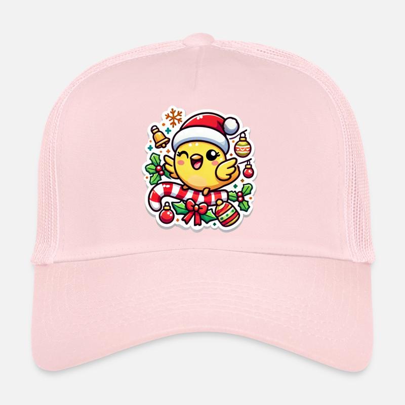 Puce de Canari de Noël Casquette trucker 