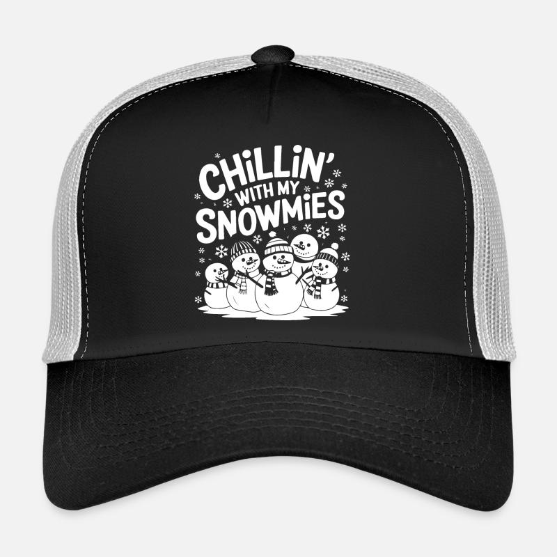 Chillin’ With My Snowmies - Trucker Cap - black/stone grey
