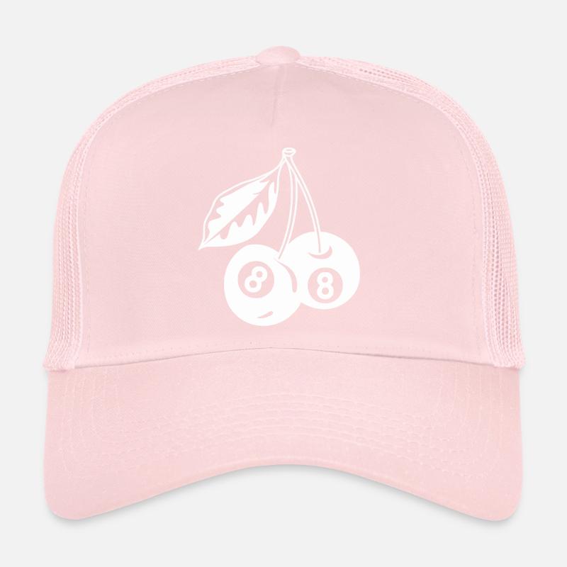 Cerises à 8 boules minimalistes et créatives Casquette trucker 