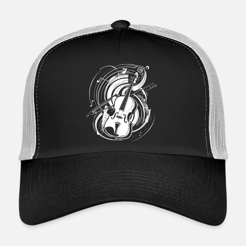 Dessin de violon Casquette trucker 