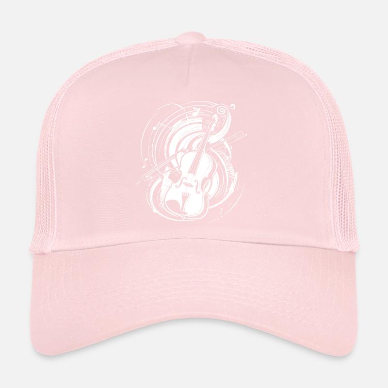 Geige Zeichnung Trucker Cap