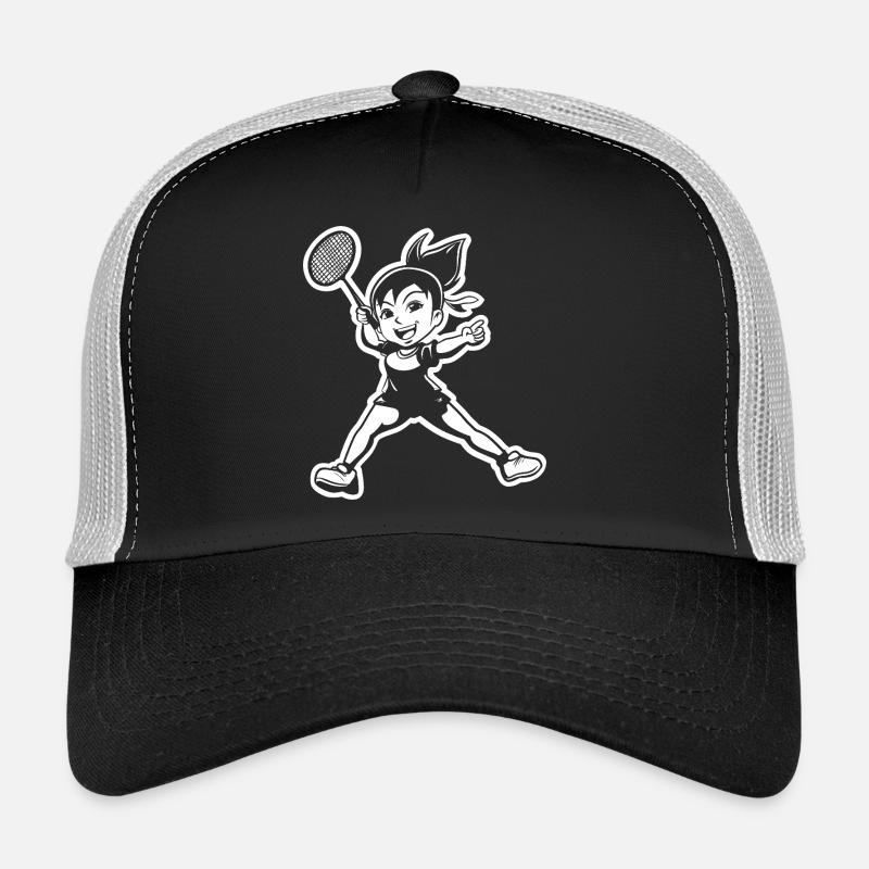 Badmintonspielerin Trucker Cap