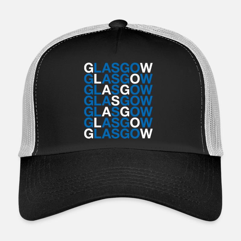 GLASGOW Drapeau de l’Écosse Casquette trucker 