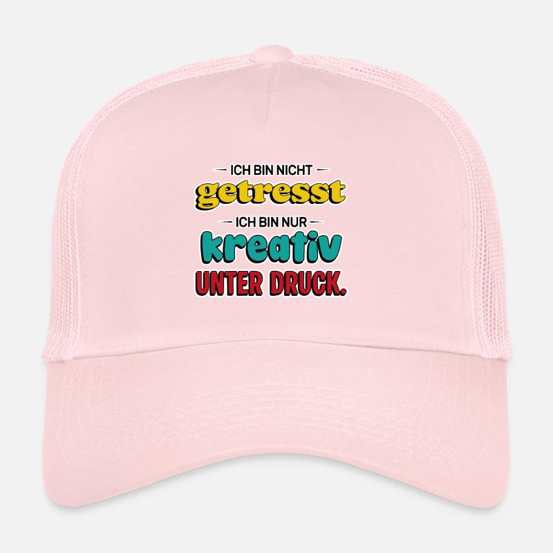 Créatif sous pression – Drôle de dicton Casquette trucker 