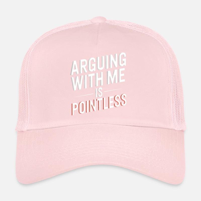 Discuter avec moi est inutile Casquette trucker 