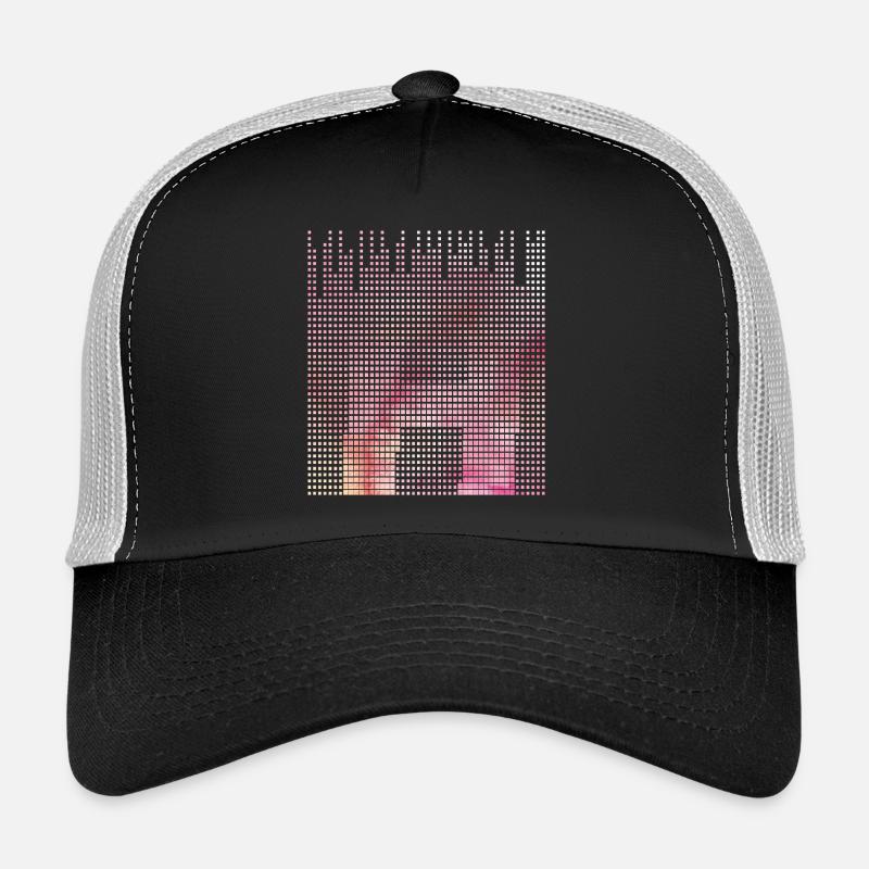 Letter H, Name, der Buchstabe H - Trucker Cap - Schwarz/Steingrau