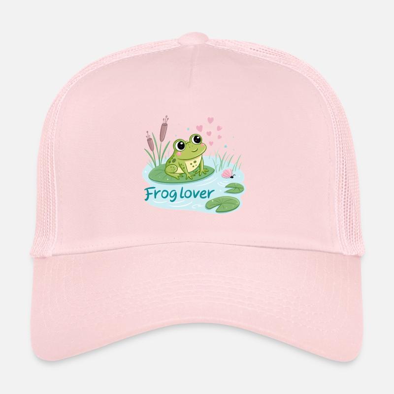 Grenouille Gourmande Amour Casquette trucker 