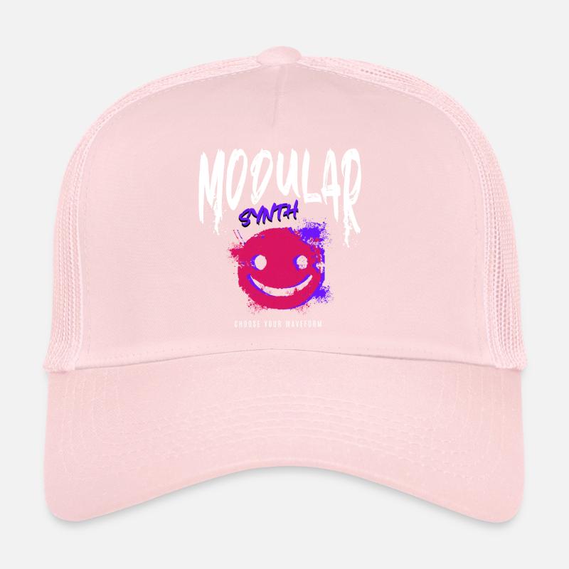 Modular Synth Synthesizer Waveform Trucker Cap