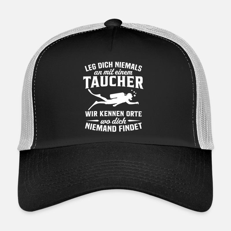 Cadeau de plongée Combinaison de plongée Casquette trucker 