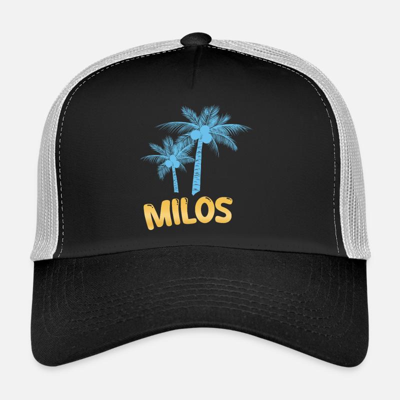 Milos Milos - Trucker Cap - Schwarz/Steingrau