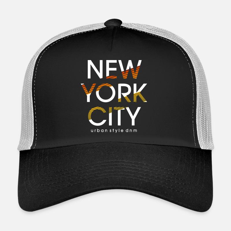 Style urbain dynamique de New York Casquette trucker 