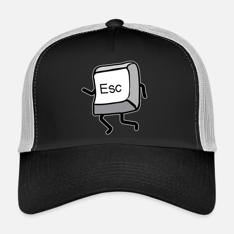 Cartoon Movement Esc Key Trucker Cap