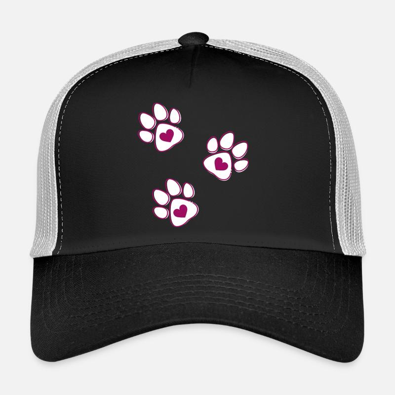 Stylized heart legs - Trucker Cap - black/stone grey