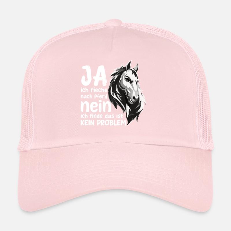 Pferde Spruch mit Pferdekopf Statement Hobby Trucker Cap