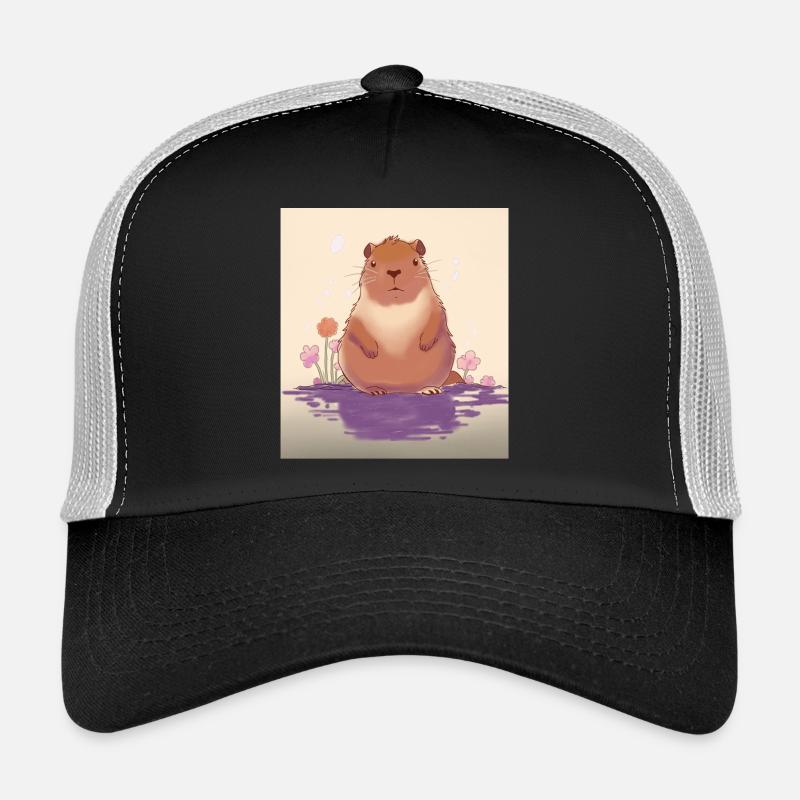 Pastel Lac Capybara Casquette trucker 